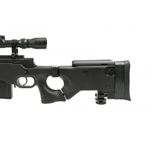 Well модель снайперской винтовки MB4403D Spring (with scope & bipod) BK